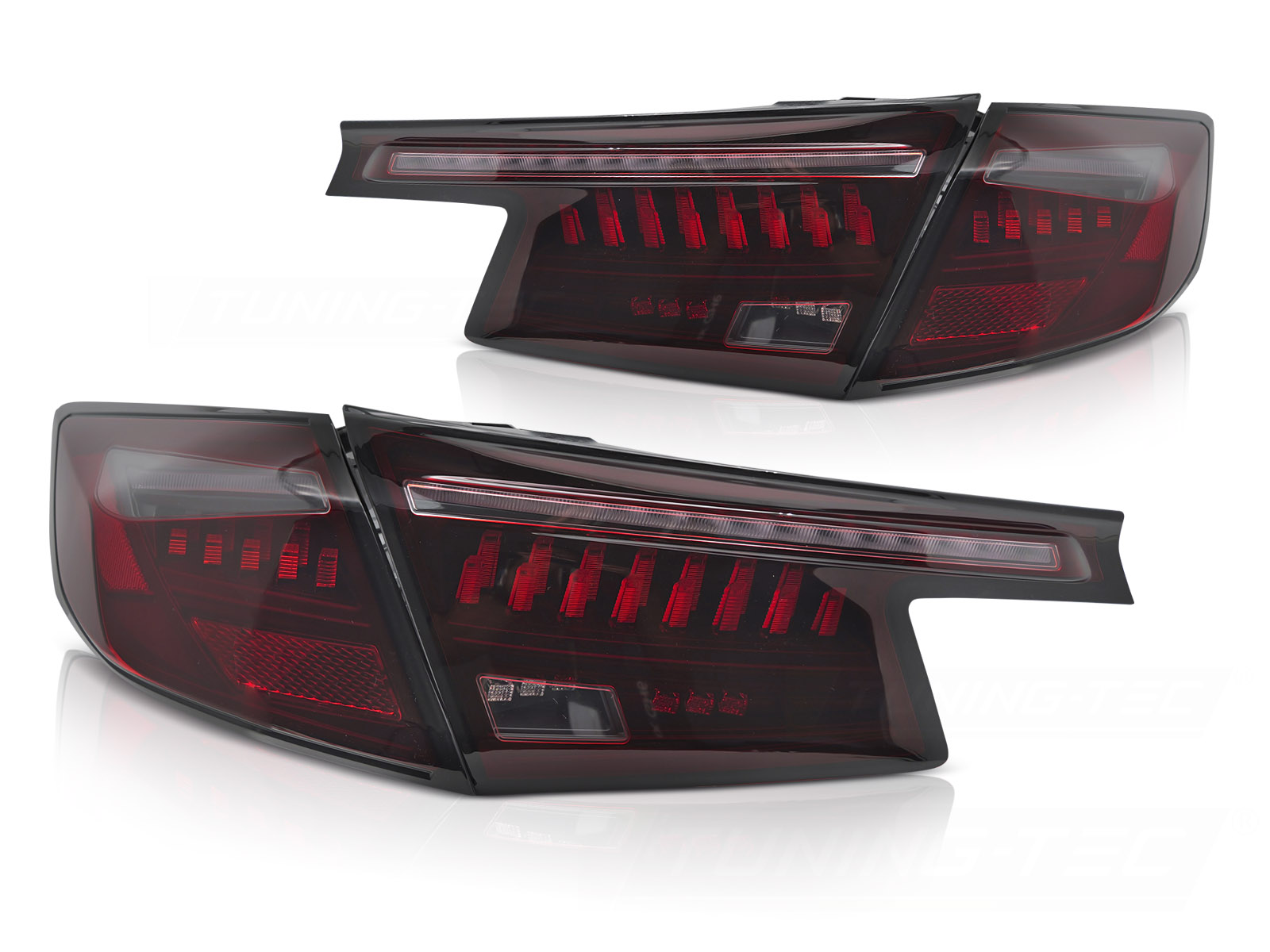 Faros/ Pilotos traseros de LED para Honda Civic XI HATCHBACK 5 puertas 2021- rojos ahumados con intermitentes dinamicos de LEDs