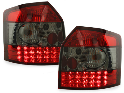 Focos Faros traseros LED Audi A4 B6 8E Avant 01-04 rojo/ahumado