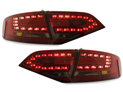 Focos Faros traseros LED Audi A4 B8 8K Lim. 07+ red/ahumado