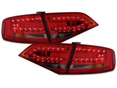 Focos Faros traseros LED Audi A4 B8 8K Lim. 07+ red/ahumado
