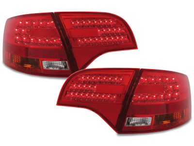 Focos Faros traseros LED Audi A4 Avant B7 04-08 rojo/transparen
