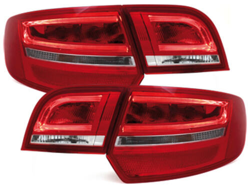 Focos Faros traseros LED Audi A3 Sportback 04-08 rojo/transp