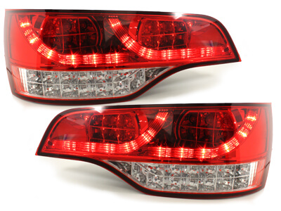 Focos Faros traseros LED Audi Q7 05-09 rojo/transparente