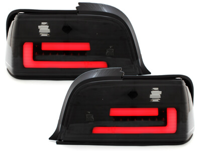 Focos Faros traseros LED BMW E36 Coupe 92-98 rojo/cristal