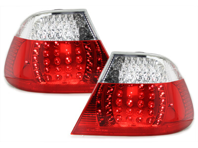 Focos Faros traseros LED BMW E46 Coupe 99-03 LED-Blinker rojo/cr