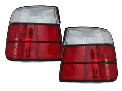 Focos Faros traseros BMW E34 Lim. 85-95 rojo/cristal