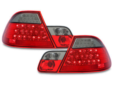 Focos Faros traseros LED BMW E46 Coupe 98-03 rojo/ahumado