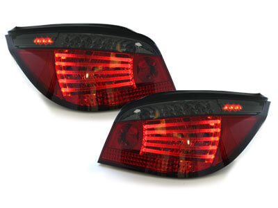 Focos Faros traseros LED BMW E60 04.03-03.07 rojo/ahumado