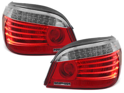 Focos Faros traseros LED BMW E60 04.03-03.07 rojo/cristal