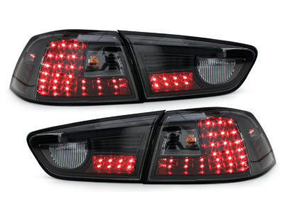 Focos Faros traseros LED Mitsubishi Lancer 08+ negro