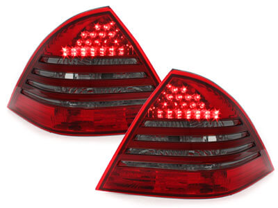 Focos Faros traseros LED Mercedes Benz W203 clase C 00-04 rojo/a