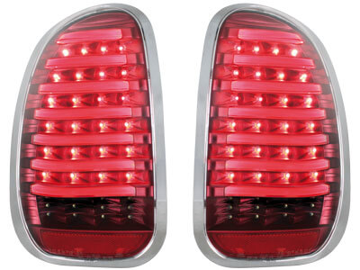 Focos Faros traseros LED Mini Countryman R60 10+ rojo/cristal