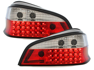 Focos Faros traseros LED Peugeot 106 96-99 rojo/cristal