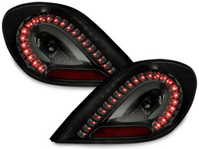 Focos Faros traseros LED Peugeot 207 06+ negro/ahumado intermite