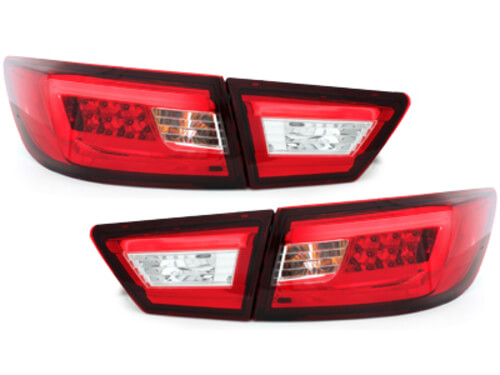 Focos Faros traseros LED Renault Clio IV 2013+ rojo/cristal