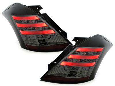 Focos Faros traseros LED Suzuki Swift 05-09 negro/ahumado