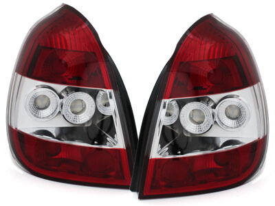 Focos Faros traseros Toyota Corolla E11 97-00 3p rojo/cristal