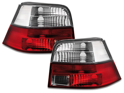 Focos Faros traseros VW Golf IV 97-04 rojo/cristal