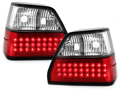 Focos Faros traseros LED VW Golf II 83-92 rojo/cristal