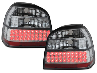 Focos Faros traseros LED VW Golf III 91-98 cristal
