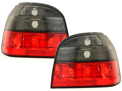 Focos Faros traseros VW Golf III 91-98 rojo/ahumado