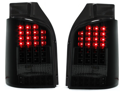 Focos Faros traseros LED VW T5 03-12/09 intermitente LED negro