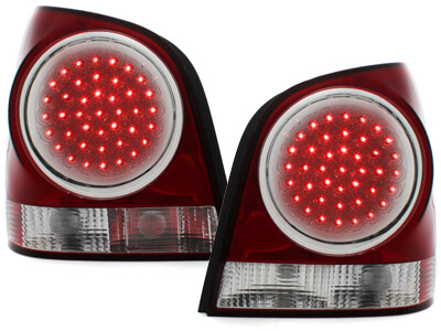 Focos Faros traseros LED VW Polo 9N 3+5p 11.01-05.09 rojo/crista
