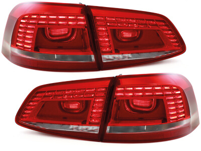 Focos Faros traseros LED VW Passat 3C GP 2011+ rojo/transparente