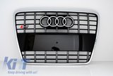 Parrilla Frontal Audi A6 4F 2004 - 2010 Edicion Negro con PDC