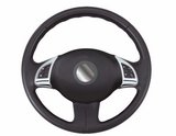 Tapas de volante embellecedor cromadas para Fiat 500 8/07- 2pcs