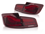 Faros/ Pilotos traseros de LED OLED para BMW Serie 5 F10 2010-2013 rojos con intermitentes dinamicos de LEDs