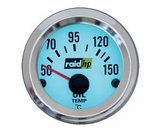 Reloj de temperatura de aceite plateado Raid hp