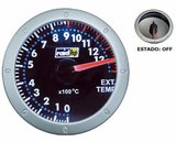 Reloj de temperatura de tubo de escape serie diamante Raid hp