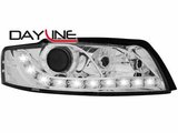 Focos delanteros luz diurna DAYLINE para AUDI A4 8E XENON TFL-Optik chrome