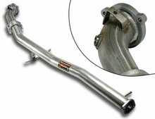 Turbo downpipe kit + front pipe (Replaces OEM Catalizador) SuperSprint para FORD FOCUS RS 500 2.