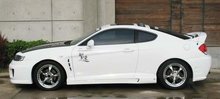 Taloneras Laterales Chargespeed para Hyundai Coupe GK 02-FRP