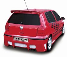 Spoiler parachoques trasero Carzonne para VW Polo 6N2 9/99-10/01 Tusk