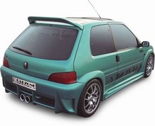 Aleron de techo Carzone para Peugeot 106 MKII 4/96-Nitro