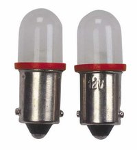 Bombillas T-10 LED bulb BA9S Red 12V 2pcs/car