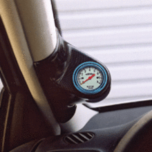 Soporte de reloj para columna VW Corrado negro