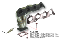 Kit Colectores de Escape para VOLKSWAGEN POLO 1.6i 16V GTI 125CV