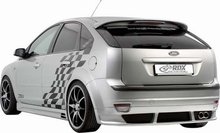 Spoiler parachoques trasero para Ford Focus II 05-08 excl. ST/Wagon (ABS)