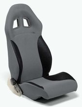 Asiento deportivo Baquet Tipo D gris/negro