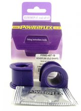 kit SilentBlock POWERFLEX barra estabilizadora trasera 19 mm ROVER 200 Series (Old Shape) 400 Se