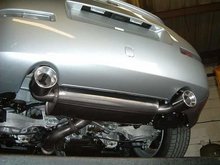 Linea Cat-Back en inoxidable Miltek para Nissan 350Z