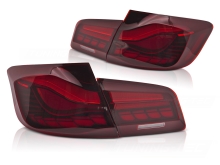 Faros/ Pilotos traseros de LED OLED para BMW Serie 5 F10 2010-2013 rojos con intermitentes dinamicos de LEDs