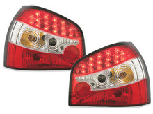 Focos Faros traseros LED Audi A3 8L 09.96-04 rojo/cristal