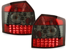 Focos traseros de LEDs para Audi A4 B6 8E Avant 01-04 rojos/ahumados