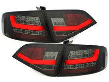 Focos Faros traseros LED Audi A4 B8 8K Lim. 07-10 negro/ahumado