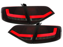 Focos Faros traseros LED Audi A4 B8 8K Lim. 07-10 rojo/ahumado